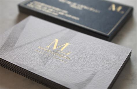 high quality embossed business cards